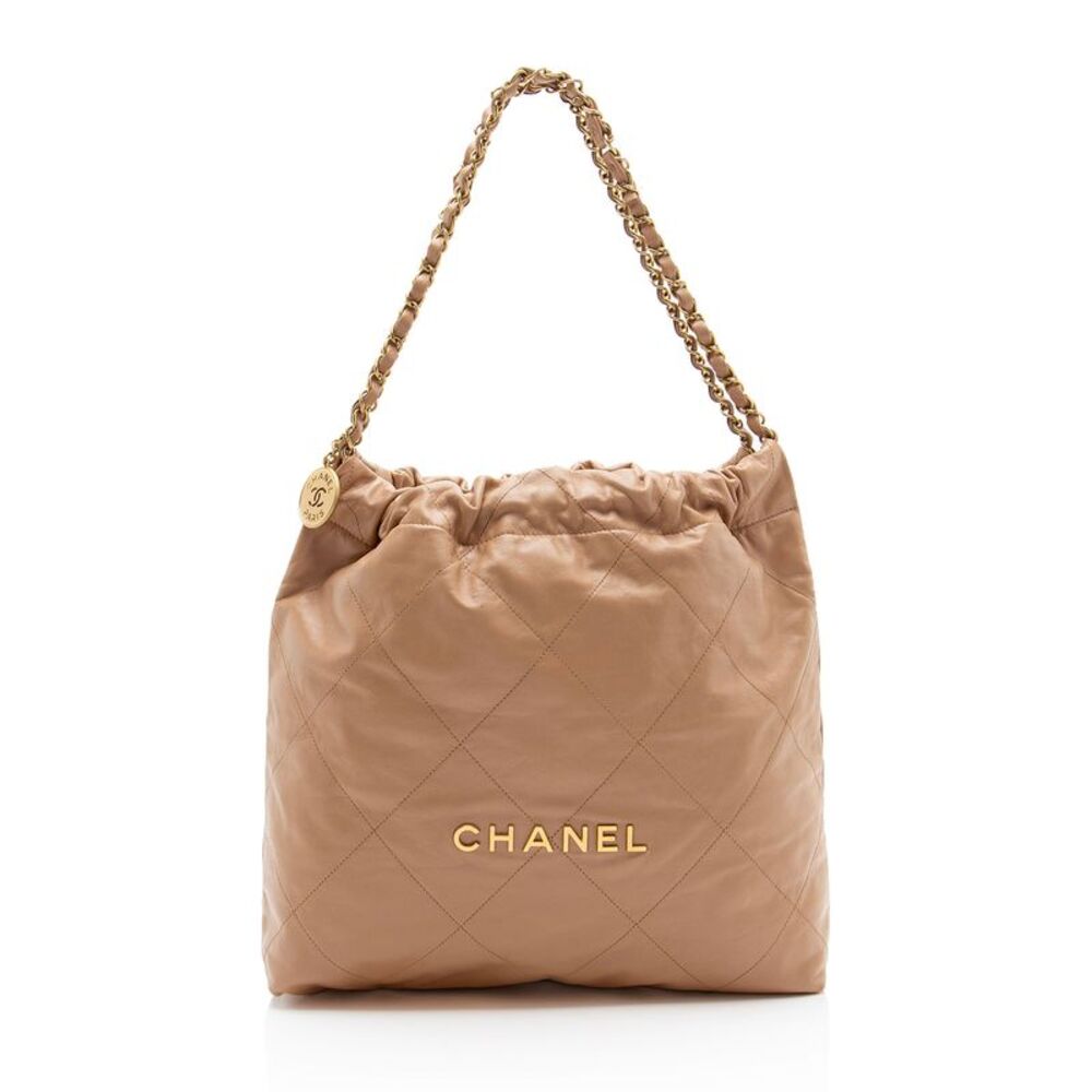 Chanel Shiny Calfskin Chanel 22 Medium Shoulder Bag